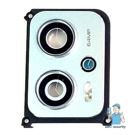 Camera Lens Glass with Frame for Xiaomi Redmi K50i 5G Blue